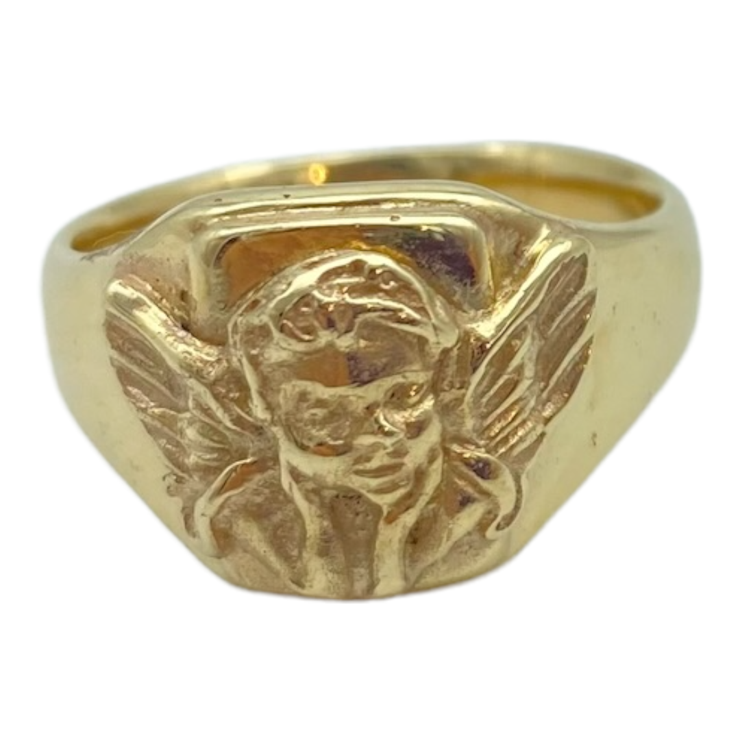 Angel ring store gold