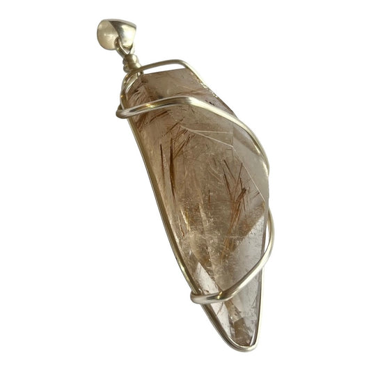 Rutilated Quartz Pendant