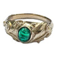 Ring - Emerald Cabochon Cut, Natural 0.95ct, Dress Ring Size 17