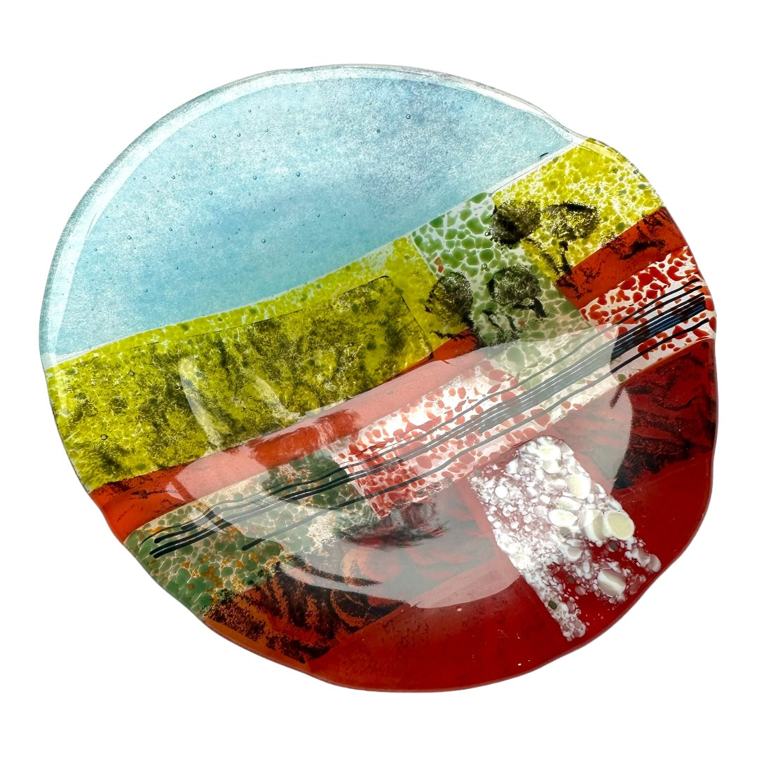 Round Landscape Plate 2