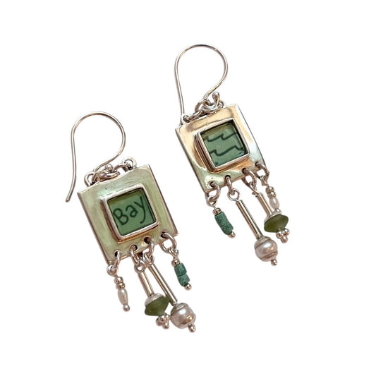 Earrings - Square Chimes 83