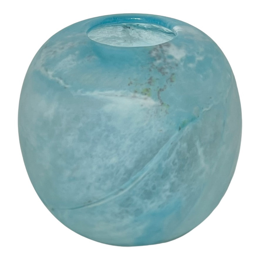 Vase - Seafoam Aqua Orb