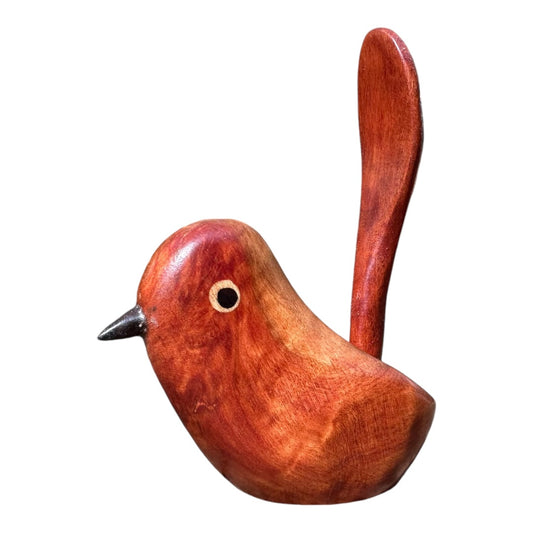 Wren Crafted from Figured Red Gum