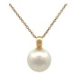 Pendant - Australian South Sea Pearls 13-14mm, 18kt Yellow Gold