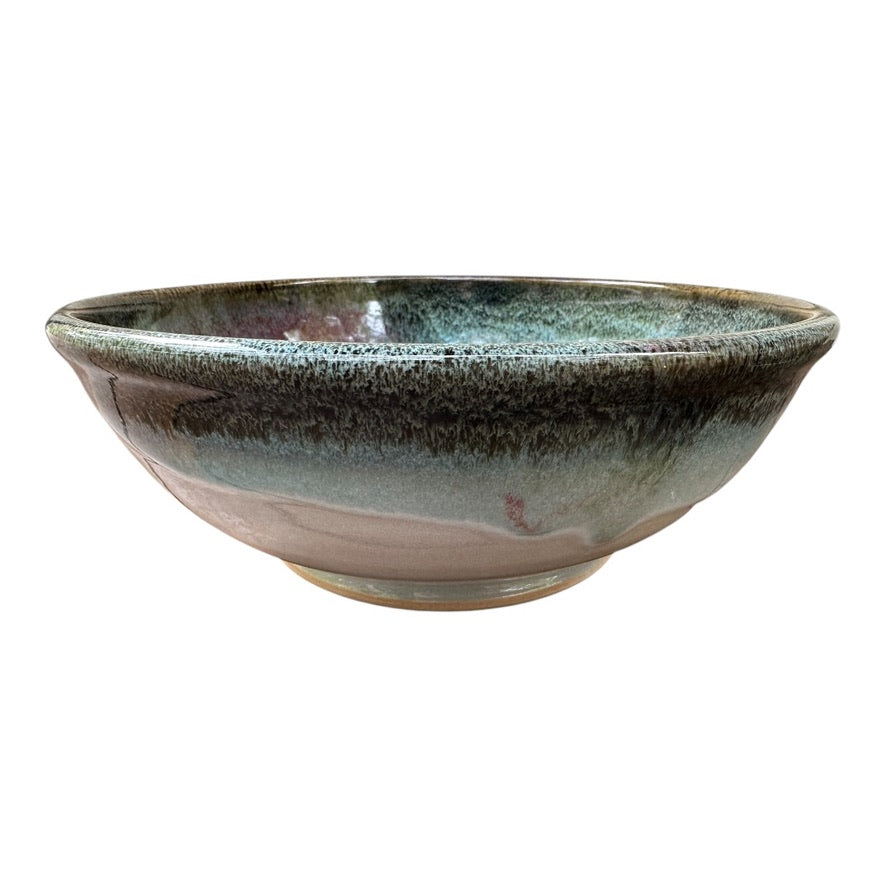 Mixing Bowl - Jun with Copper Red