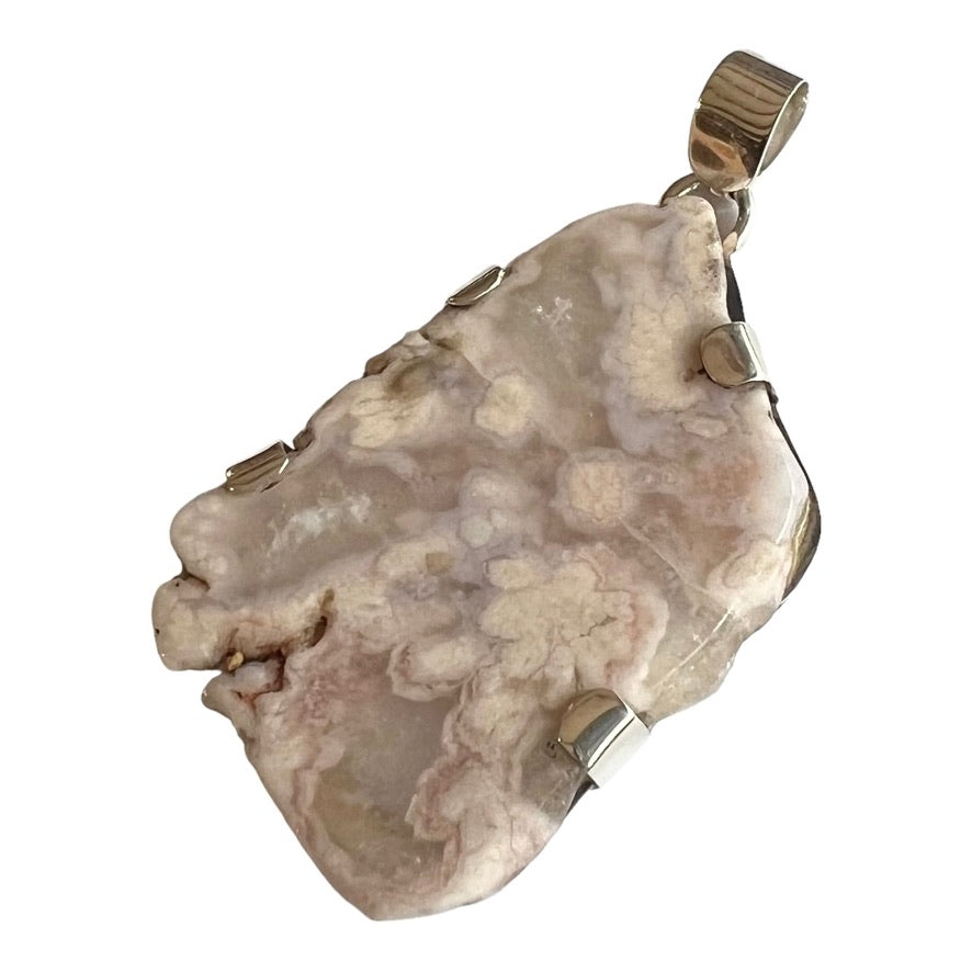 Flower Agate Pendant