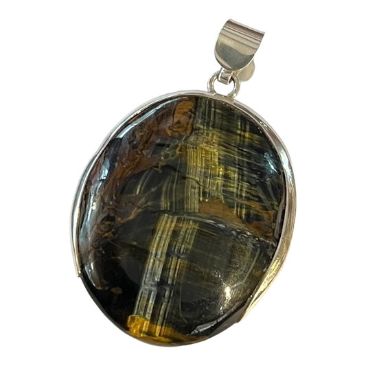 Blue Tiger Eye Pendant