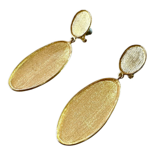 Earrings - Echoes of the Sea with Yellow Gold Finish