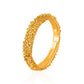 Bangle - Anemone with Yellow Gold Finish (Medium)