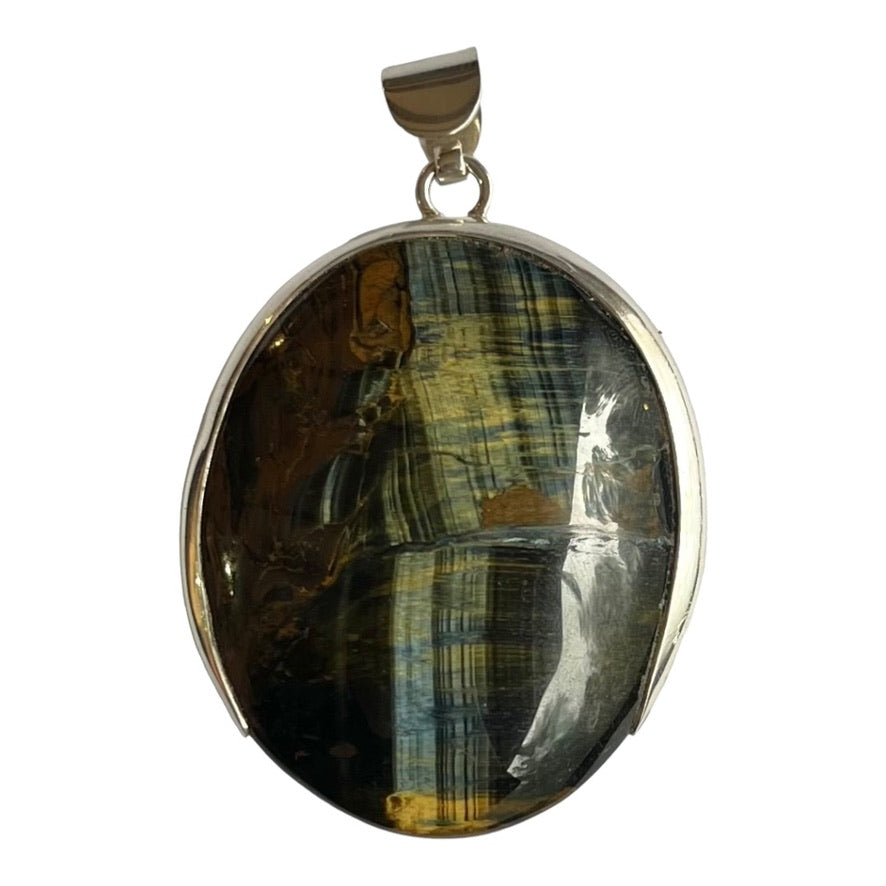 Blue Tiger Eye Pendant