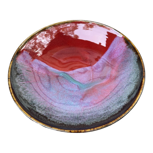 Centerpiece Bowl Special Glaze, Copper Red and Kato