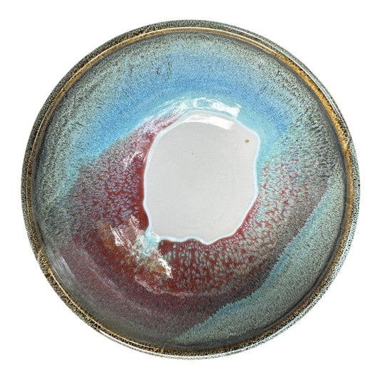 Mixing Bowl - Jun with Copper Red