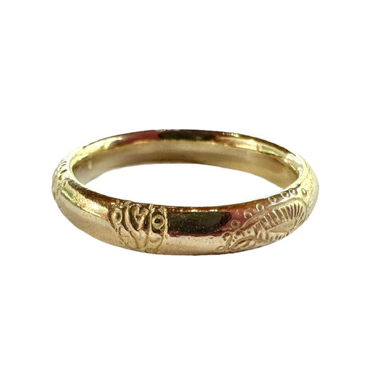 Ring - Thin Paisley Design