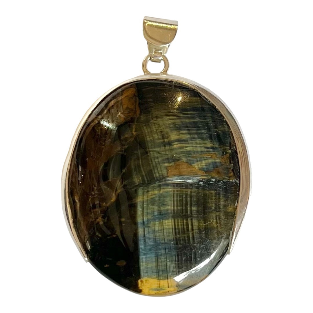 Blue Tiger Eye Pendant