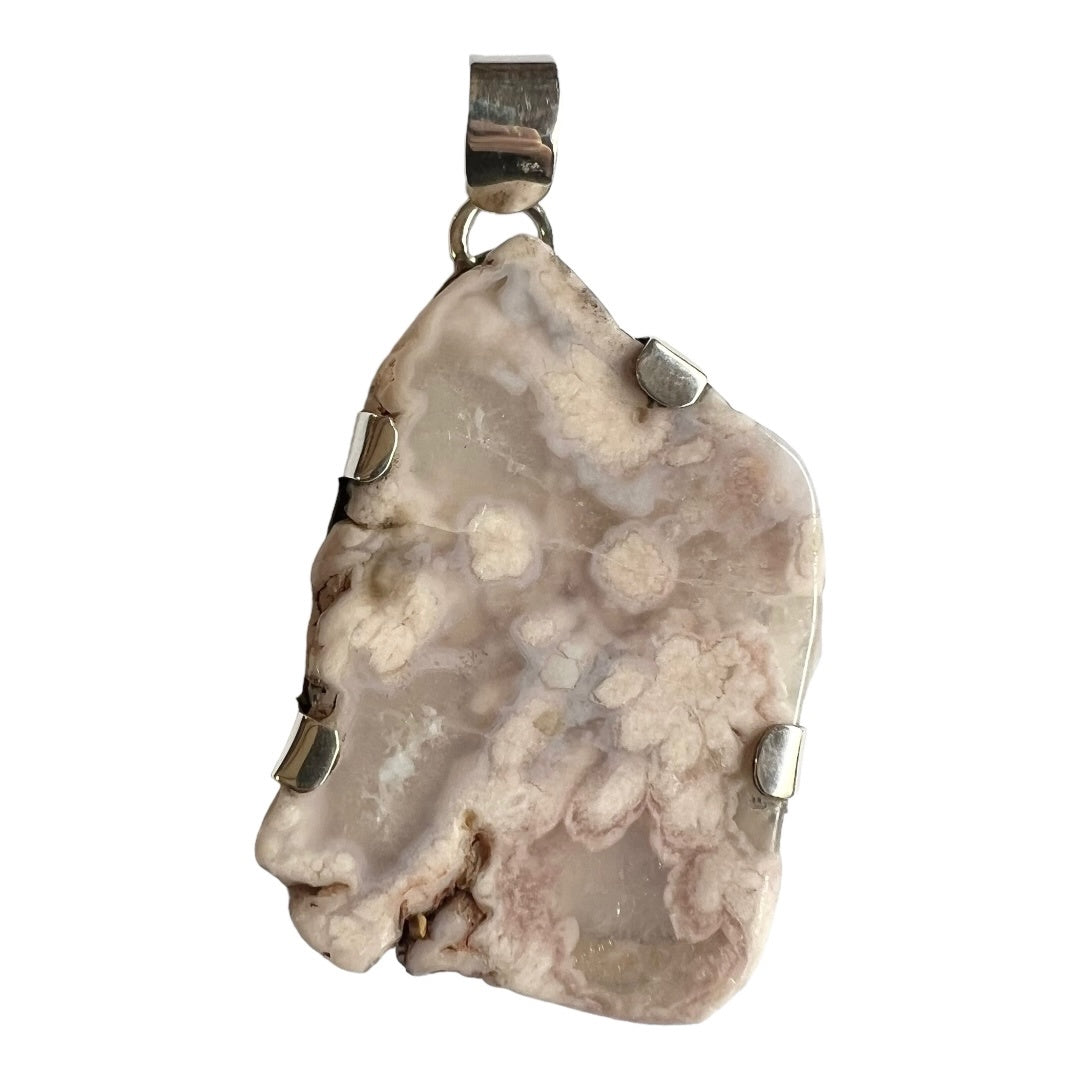 Flower Agate Pendant