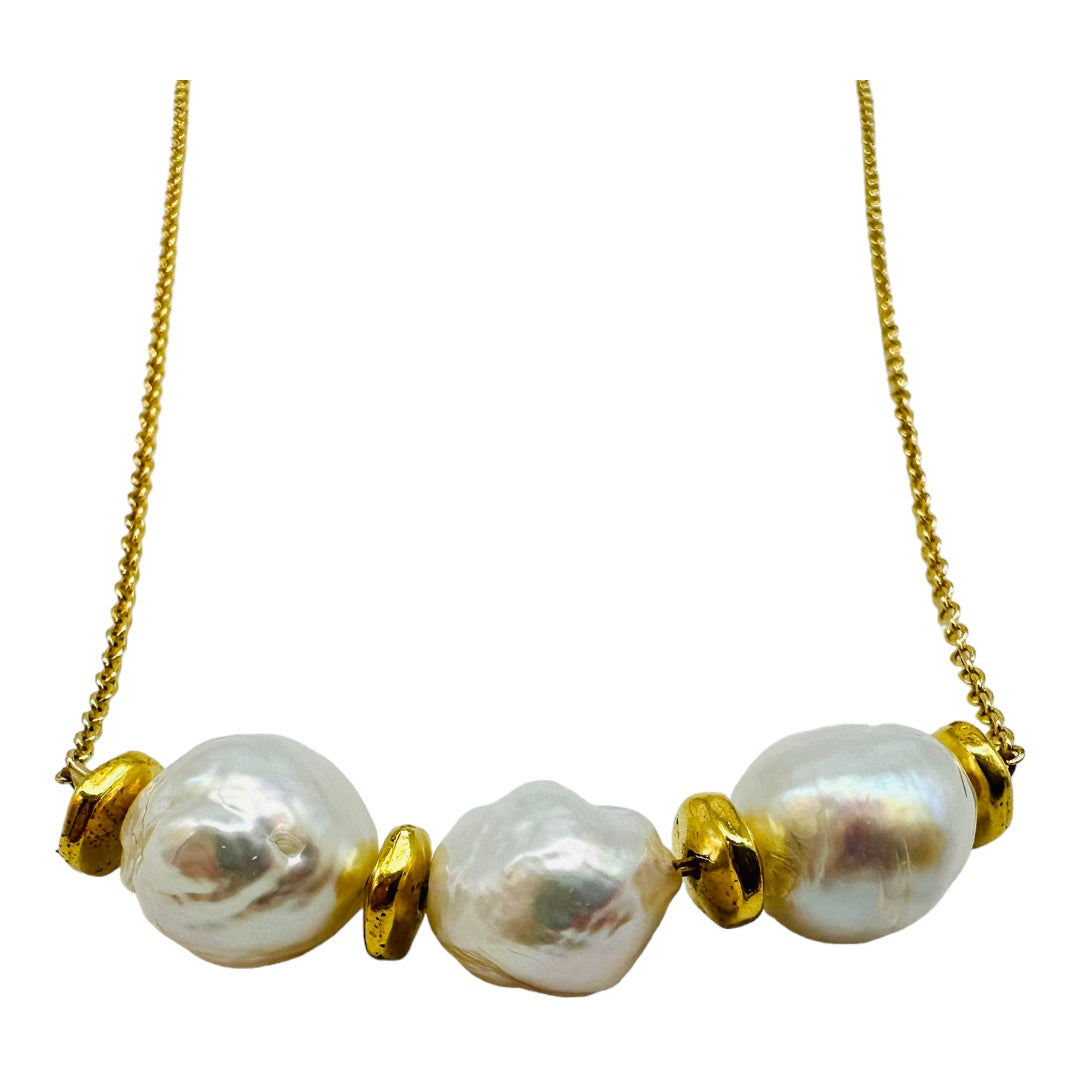 Necklace - White Edison Pearls