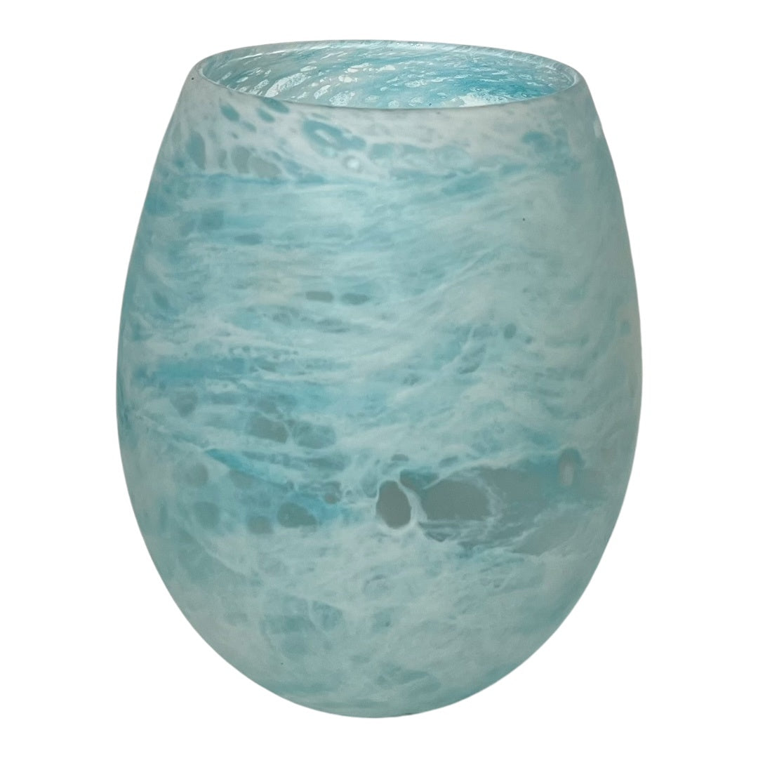 Vase - Seafoam Large Sky Blue