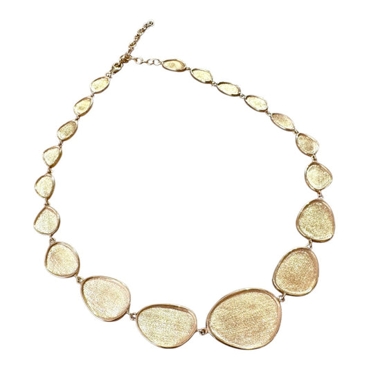 Necklace - Large Echoes of the Sea with Yellow Gold Finish