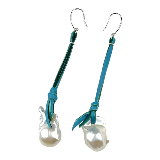 Earrings - Freshwater Baroque Pearl