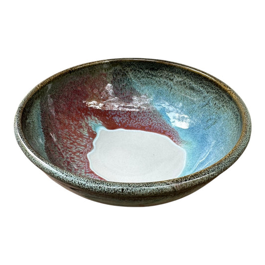 Mixing Bowl - Jun with Copper Red