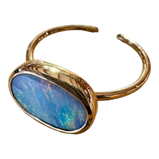 Ring - Echoes of the Sea, Featuring Australian Doublet Opal