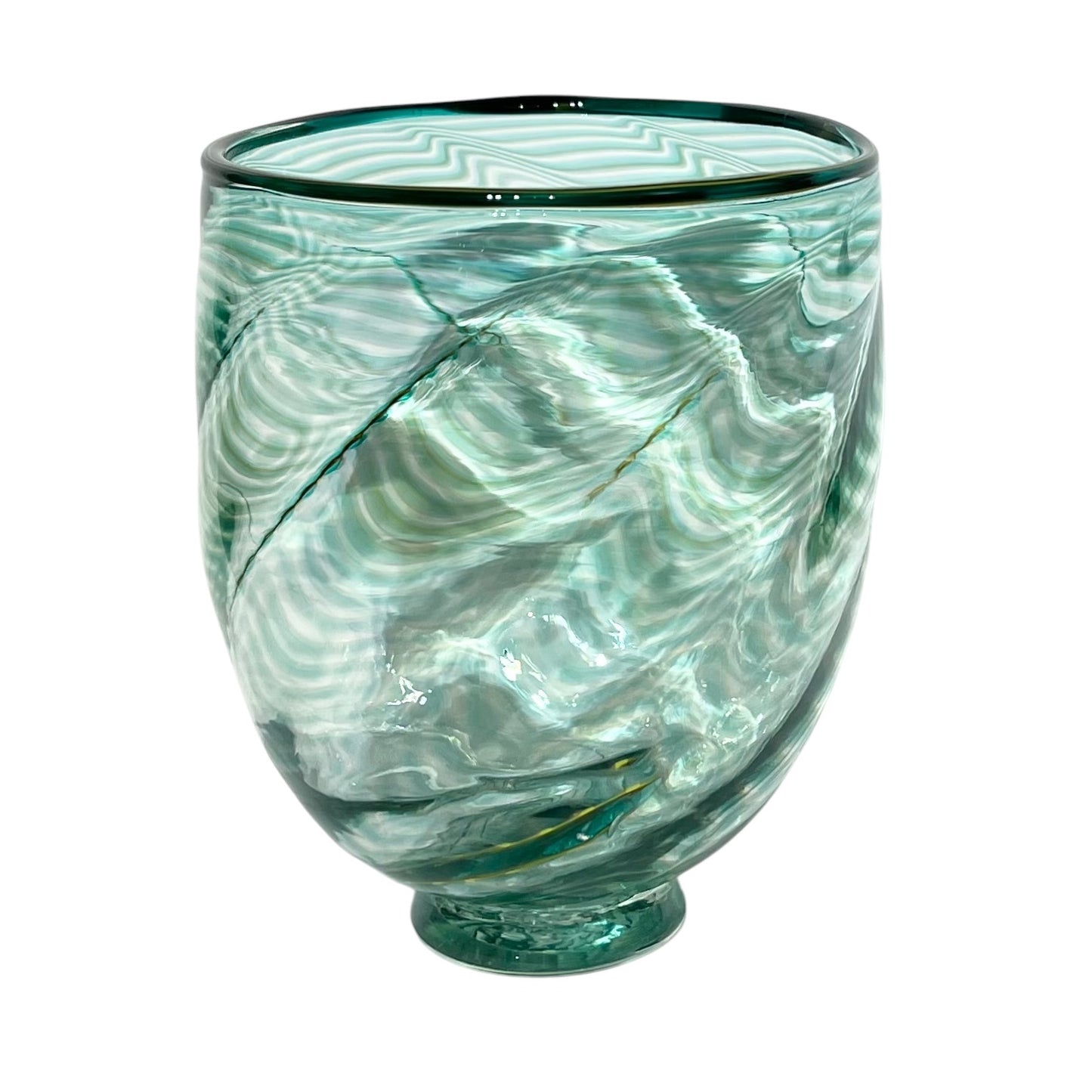 Bent Vase Aqua - 051