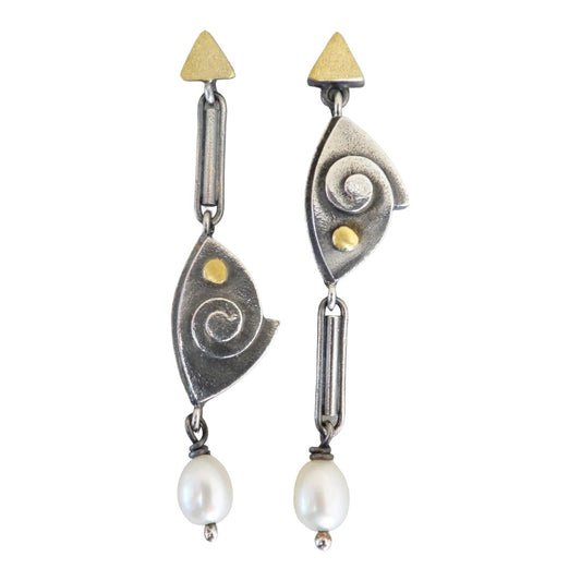 Earrings - Shells & Pearls