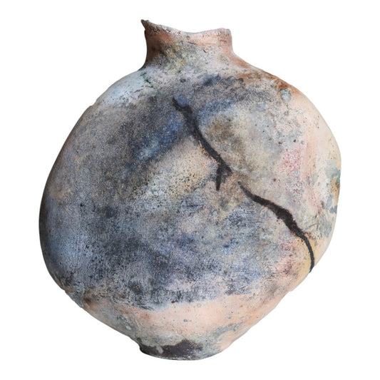 Saggar Fired Bottle - Exhibition Dec 2024