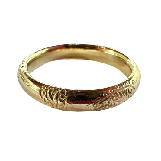 Ring - Thin Paisley Design