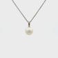 Pendant - Australian South Sea Pearls 9-10mm, 9kt White Gold, 1 Argle Diamond 0.05ct