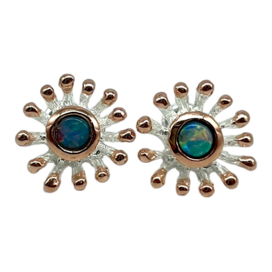 Studs - Anemone, Doublet Opal