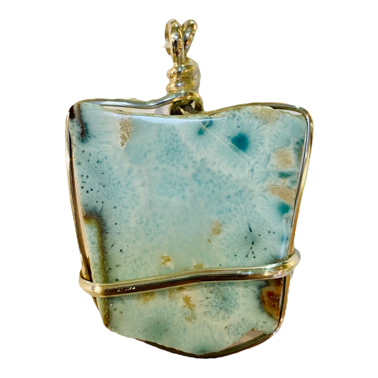 Necklace, Larimar Large